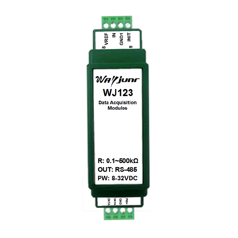 電阻電位器電子尺轉(zhuǎn)RS-485，位移角度轉(zhuǎn)Modbus模塊 WJ123
