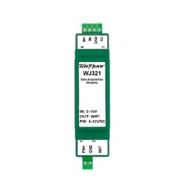 4-20mA或0-10V轉(zhuǎn)網(wǎng)絡(luò)Modbus TCP和MQTT，WiFi采集模塊 WJ321