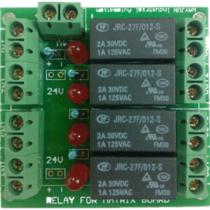 WJ-RELAY01系列 4路干接點繼電器隔離板 DI/DO隔離