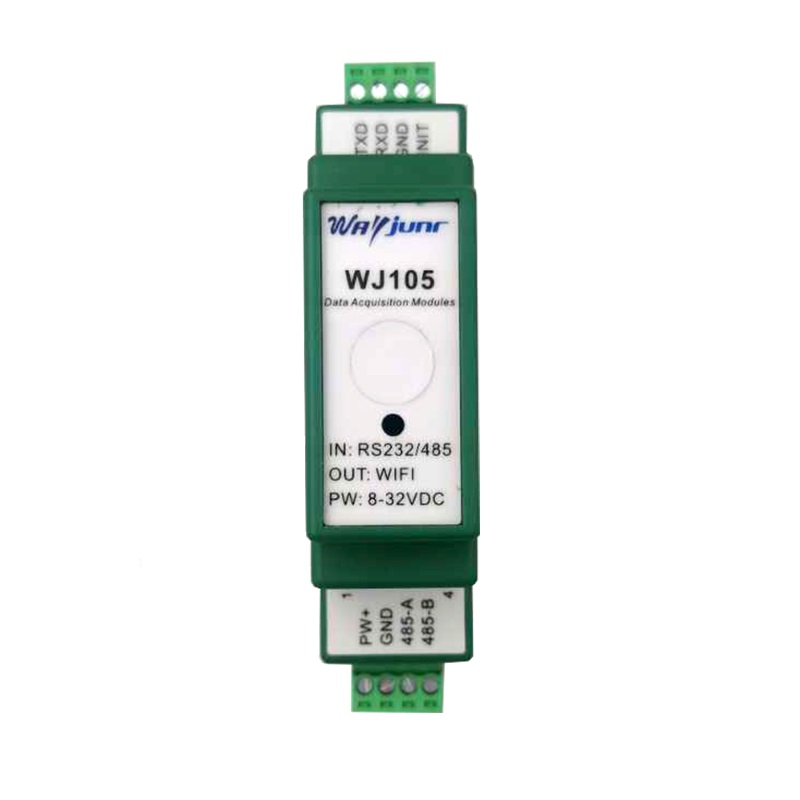 Modbus RTU轉(zhuǎn)TCP模塊，RS232/485轉(zhuǎn)WiFi模塊, 串口轉(zhuǎn)MQTT, 邊緣計算  WJ105